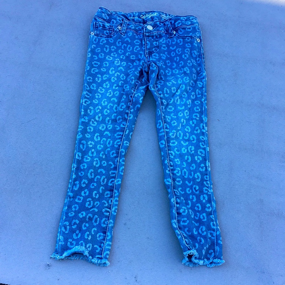 Cute Leopard print jeans for girls